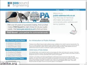 public-address-info.co.uk
