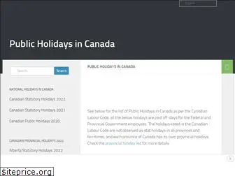 publicholidays.ca