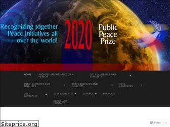 publicpeaceprize.org