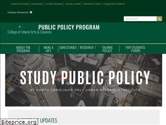 publicpolicy.uncc.edu thumbnail