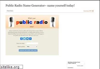 publicradionamegenerator.com