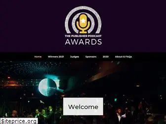 publisherpodcastawards.com