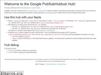 www.pubsubhubbub.appspot.com