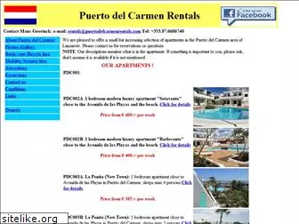 puertodelcarmenrentals.com