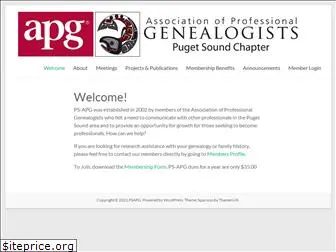 pugetsoundapg.org