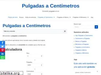 pulgadasacentimetros.com