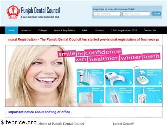 punjabdentalcouncil.com