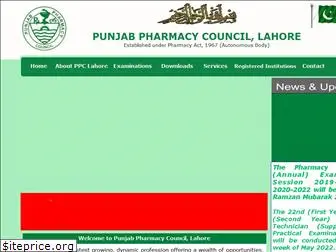 punjabpharmacycouncil.com