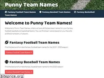 punnyteamnames.com