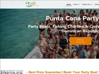 puntacanapartyboat.com