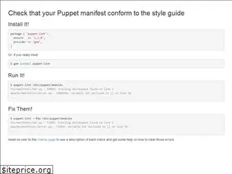 puppet-lint.com