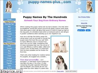puppy-names-plus.com