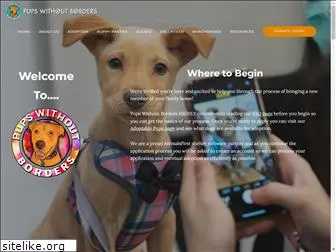 pupswithoutborders.org