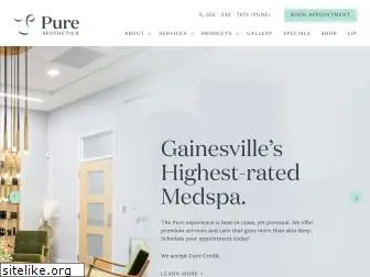 pureaestheticsgainesville.com