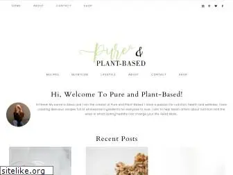pureandplantbased.com