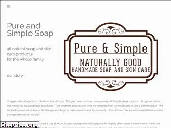 pureandsimplesoap.com