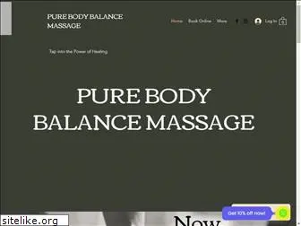 purebodybalancemassage.com