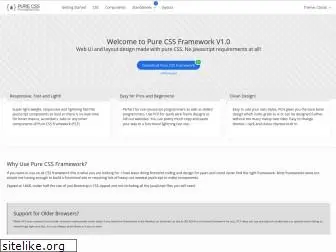 purecssframework.com