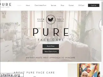 purefacecare.com