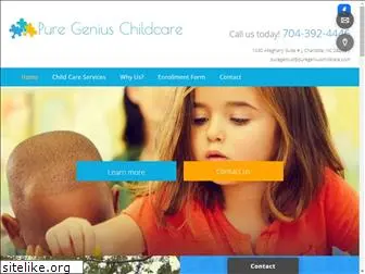 puregeniuschildcare.com