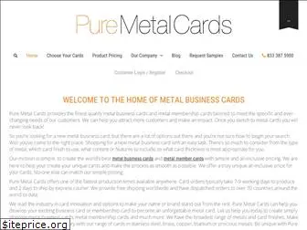 puremetalcards.com