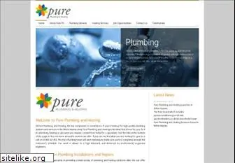 pureplumbingandheating.com