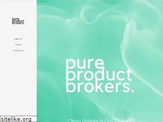 pureproductbrokers.com