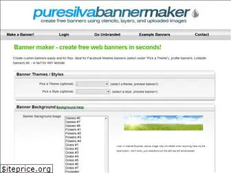 puresilvabannermaker.com