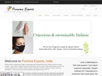 purnimaexports.com