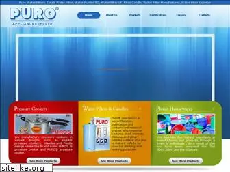 purowaterfilters.com