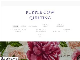 purplecowquilting.com
