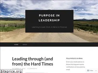 purposeinleadership.com