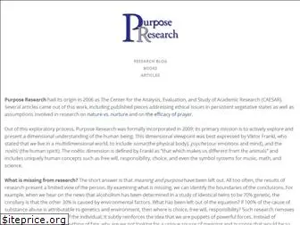 purposeresearch.com