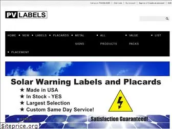 pvlabels.com