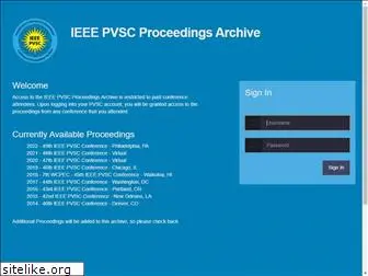 pvsc-proceedings.org