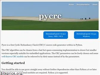 pycrc.org