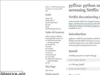 pyflix2.readthedocs.io