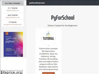 pyforschool.com