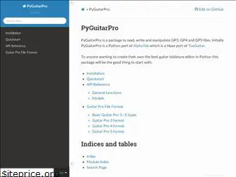 pyguitarpro.readthedocs.io