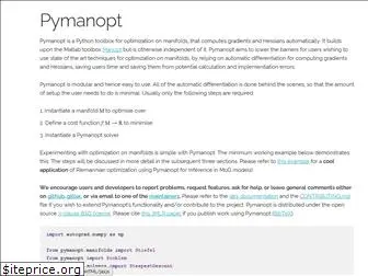 pymanopt.org