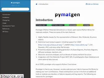 pymatgen.org