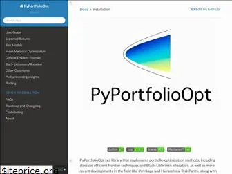 pyportfolioopt.readthedocs.io