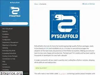 pyscaffold.org