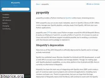 pyspotify.readthedocs.io