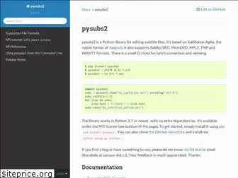 pysubs2.readthedocs.io