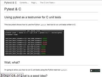 pytest-c-testrunner.readthedocs.io