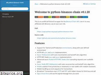 python-binance-chain.readthedocs.io