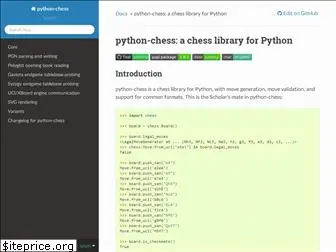 python-chess: a chess library for Python — python-chess 1.10.0