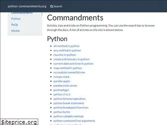 python-commandments.org