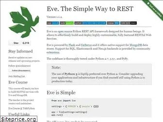 python-eve.org